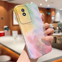 เคส Case4you สำหรับ Vivo Y02A Y02T Allinclusive กรณีโทรศัพท์ฟิล์ม Starry ไล่ระดับสีเปลือกแข็งเคสป้องกันทนแรงกระแทกกล้องคลุมทั้งหมด