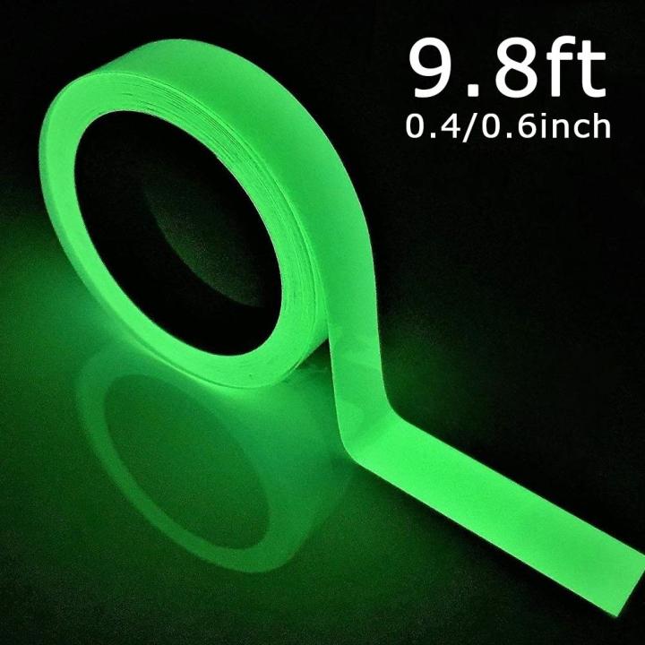 3M Luminous Night Self-adhesive Glow In The Dark Sticker Tape Green ...