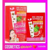 ยกกล่อง (ได้ 6 ซอง) ครีม ดีดีแตงโม จุฬาเฮิร์บ Jula DD watermelon 1กล่อง กันแดด SPF 50 PA+++ / สบู่แตงโม 4 ก้อน