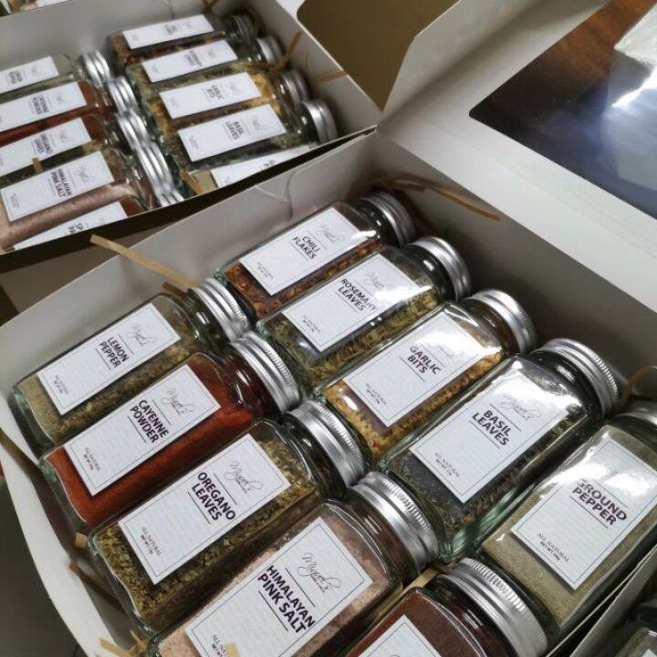 Herbs and spices gift set packages container bottle jar natural Lazada PH