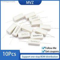 ✕✁ 10Pcs 5W 5 Cement Resistor Power Resistance 0.1 510K 0.1R 0.5R 1R 10R 100R 0.22 0.33 0.6 1 2 5 8 4.7 15 20 25 30 100 10K ohm