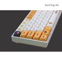 [Ready Stock]139 Key PBT Pikachu Japanese English Keycaps XDA Hight Profile Dye Sublimation Ball Keycap For RK61 GK61 Cherry MX Switches Mechanical Keyboa Key Cap Rd