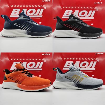 [New 02/2023] BAOJI บาโอจิ แท้100% รองเท้าผ้าใบผู้ชาย bjm734