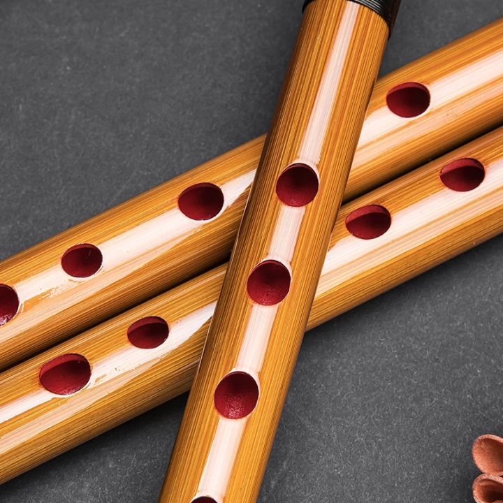 เครื่องดนตรีแบบพกพาได้มีรูเมมเบรนทำจากไม้ไผ่ขมที่ไม่มีรูเมมเบรนคุณภาพสูงขลุ่ยญี่ปุ่น-flauta-6-7-8