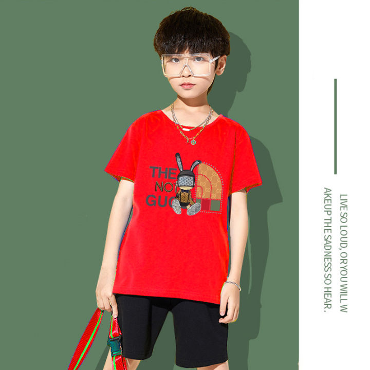 new-summer-เสื้อยืดน่ารักสมวัยสดใสใส่สบายมาก-สำหรับเด็กชาย-เด็กหญิงh340