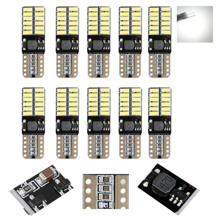 worth-buy-10-x-t10แอลอีดี194-w5w-24นำ-canbus-3014smd-ไฟลิ่มด้านข้างข้อผิดพลาดรถฟรีรถยนต์ไฟ-led-หลอดไฟ12v-หลอดไฟสีขาว