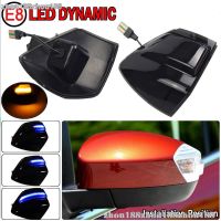 สัญญาณไฟเลี้ยวแบบไดนามิก LED ไฟกระพริบน้ำไหลสำหรับ Ford S-Max 07-14 Kuga C394 08-12 C-Max 11-19 (08)