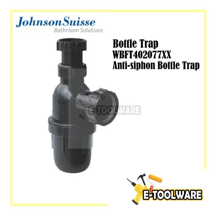 Johnson Suisse Bottle Trap Antisiphon Bottle Trap WBFT402077XX Lazada