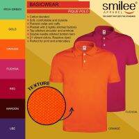 เสื้อโปโลสำหรับผู้ชายเครื่องแต่งกาย Smilee Basic Pique เสื้อโปโล2