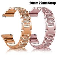 [ladies jewelry]20Mm 22Mm WomenStrap สำหรับ SamsungWatch 4 3Band 46Mm 42Mm 41/45mm2 40Mm 44MmMetal Belt