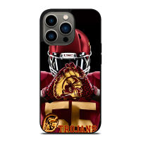 Usc Trojans Football Phone Case for iPhone 14 Pro Max / iPhone 13 Pro Max / iPhone 12 Pro Max / XS Max / Samsung Galaxy Note 10 Plus / S22 Ultra / S21 Plus Anti-fall Protective Case Cover 107