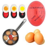 1pcs Egg Color Changing Timer Yummy Soft Hard Boiled Eggs Cooking Kitchen Eco-Friendly Resin Egg Timer Tools Kitchen Supplies