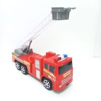 รถดับเพลิง FIRE RESCUE TRUCK คันใหญ่ วิ่งได้ มีลาน ในตัว อย่างดี สี รถยาว 25 ซม.--สินค้าได้ตามรูป 100%--ราคาถูก  รถของเล่น รถเด็กเล่น 0019 9008