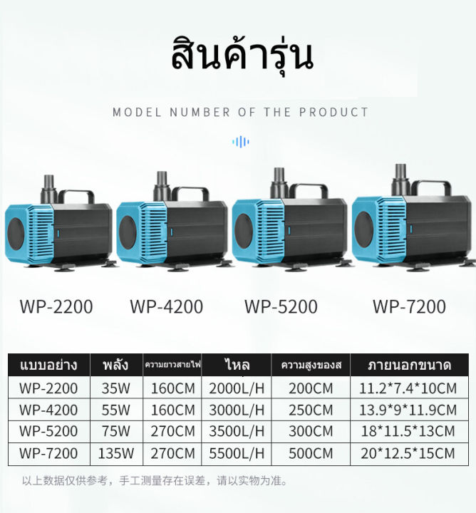 sobo-wp-2200-4200-5200-7200-ปั๊มน้ำ-ถังปลา-ถัง-แหล่งจ่ายไฟ-135w-220v-240v-wp7200-ปั๊ม-น้ำพุ-น้ำพุ-ปั๊มปลา-ปั๊มปลา-ปั๊มปลา-ปั๊มปลา-ปั๊มน้ำพุ-ปั๊มปลา-ปั๊มสัตว์สะเทินน้ำสะเทินบก-ปั๊มน้ำปลาและกุ้งหมุนเวีย