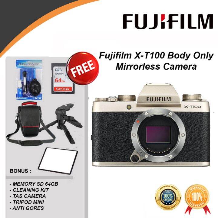 Fujifilm XT100 Body Only Mirrorless Camera Original XT100 XT 100