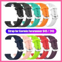 ร้าน UOIGXO สายรัดข้อมือสำหรับกีฬาสำรองสำหรับ Garmin Forerunner 645 245 245M สายนาฬิกาข้อมือซิลิโคนสำหรับ Vivoactive 3 20Mm