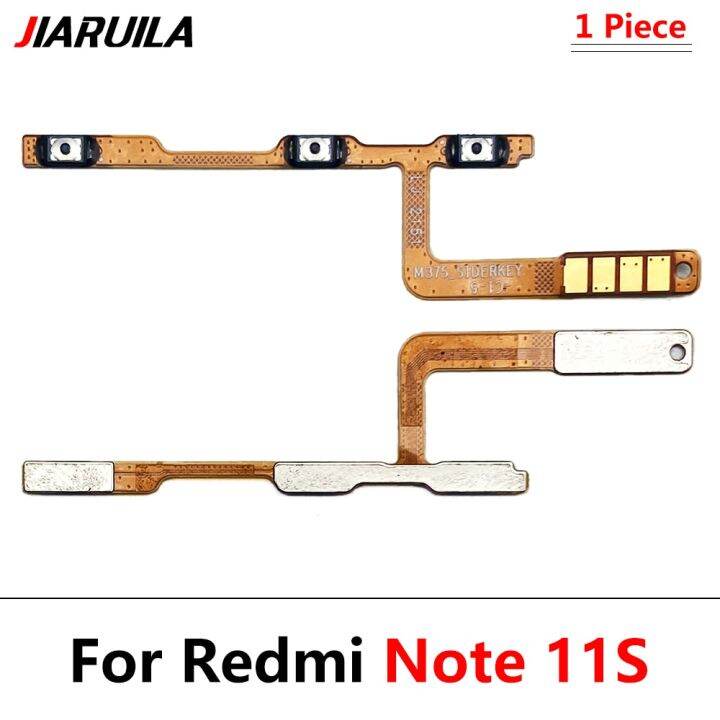 10pcs-original-สําหรับ-xiaomi-redmi-note-10-10s-11-11s-pro-4g-5g-ปุ่มปรับระดับเสียงสวิตช์เปิดสวิตช์เปิดปิดปุ่ม-flex-cable-อะไหล่ซ่อม