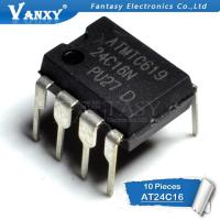 10PCS AT24C16 DIP 24C16 DIP8 AT24C16-PU27 DIP-8 เดิมIC