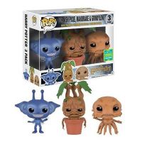 Funko Pop 3 Harry Potter Funko POP Mini 3 Pack 2016 SDCC Cornish Pixie Mandrake Grindylow ไวนิลของเล่นรูป