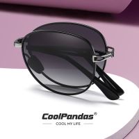 CoolPandas New Design Brand Luxury Fold Sunglasses Women Photochromic Polarized Folding Sun Glasses UV400 oculos de sol feminino