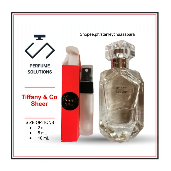 Tiffany&Co Sheer EDT (2mL, 5mL, 10mL or 30mL) PERFUME SOLUTIONS Lazada PH