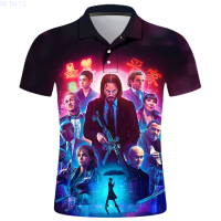 【high quality】  2020 New John Wick Polo Homme Fashion Men Shirts Streetwear Casual Hombre Camisas De Polo Harajuku Cool 3d Printed Short Sleeve