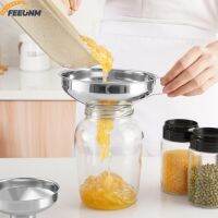 Stainless Steel Wide Mouth Funnel Packing Jam Salad For Jars Canned Filteroil Wine Water Spices Kitchen Accessories Tools Gadget