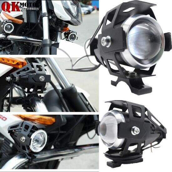 Đèn pha led xe máy đèn pha chiếu điểm lái xe đèn sương mù cho bajaj pulsar - ảnh sản phẩm 1
