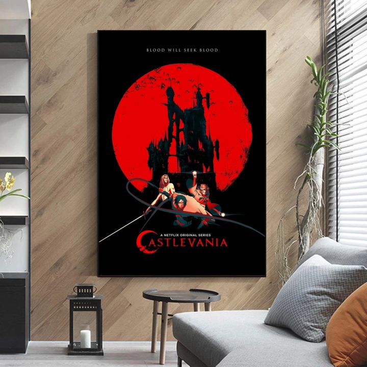 castlevania-anime-poster-video-game-canvas-poster-home-wall-painting-decoration-no-frame