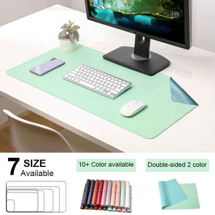 yubeter-double-side-mouse-pad-xxl-large-waterproof-anti-stain-pu-leather-desk-mat-portable-computer-keyboard-table-cover-cushion