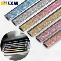 10 ชิ้น Universal Car Air Conditioner Outlet พร้อมเพชรตกแต่งรูปตัว U Molding Trim Strips Decor อุปกรณ์จัดแต่งทรงผม-huangjianping