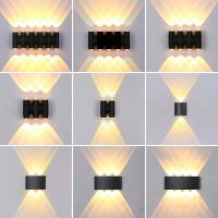 Led Wall Lamp Aluminum Indoor IP65 Waterproof Up Down Wall Light For Home Stair Bedroom BedsideCorridor Lighting AC 85-265V