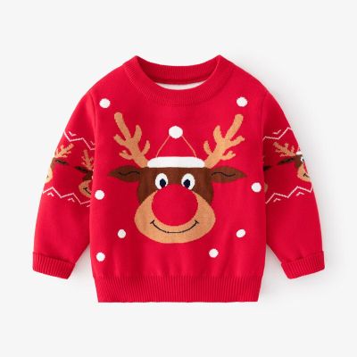 Jumping Meters New Arrival Snowman Christmas Boys Girls Sweaters Trees Winter Autumn Streetwear Fashion Boys Sweaters