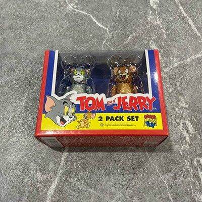 โมเดลฟิกเกอร์-bearbrick-100-tom-and-jerry-bear-ขนาดเล็ก-7-ซม