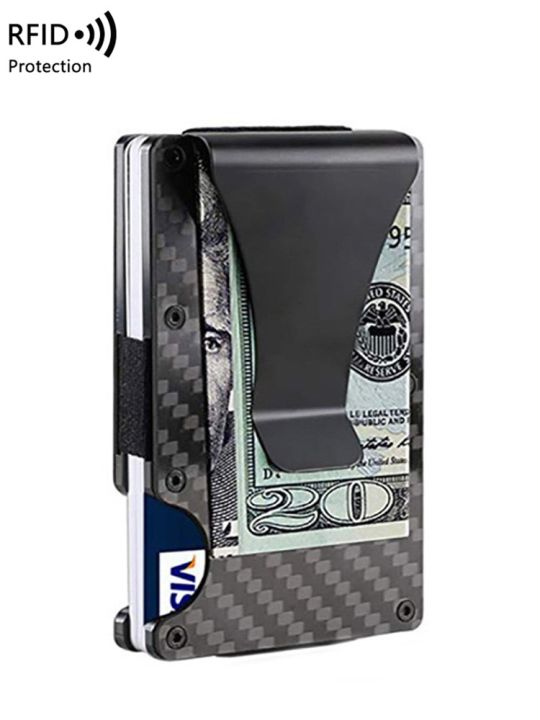 miyin-กระเป๋าใส่บัตรเครดิตอะลูมิเนียมกระเป๋าสตางค์ผู้ชายโลโก้ที่กำหนดเองแบบมินิมอลลิสต์-rfid-คลิปบัตรบางพิเศษ