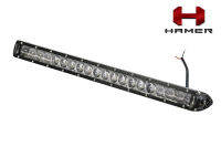 HAMER LED LIGHT BAR 20.0" 1 แถว สีขาวล้วน 100W