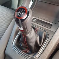 【DT】 hot  For VW Golf 6 Golf 5 A5 MK5 GTI GTD R32 2004-2008 Scirocco MT 5 6 Speed Gear Shift Knob Shifter Lever Gaiter Boot Cover Collar