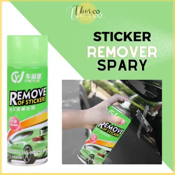 260ml Car Sticker Residue Remover Spray Roadtax Adhesive Instant Cleaner  Safe Canister Glue Cleaner Windshield Wall Door