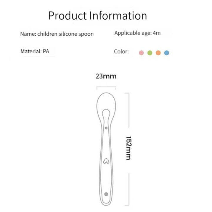 hamshmoc-ช้อนซิลิโคนสำหรับเด็กกันลื่นไม่เปิดปากช้อนสำหรับเด็กเล็ก-bpa-ฝึกอุปกรณ์บนโต๊ะอาหารป้อนอาหารสำหรับเด็กเด็กวัยหัดเดินเด็กและทารกหัวปลอดภัยรอบ