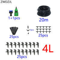 【☊HOT☊】 jh33z86 หัวหยด8l 4l ระบบชลประทานอัตโนมัติชุดรดน้ำ2ทางแบบทำมือการให้น้ำในเรือนกระจกพืช