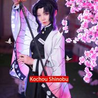 （สปอตกรุงเทพฯ）อะนิเมะคอสเพลย์ปีศาจ Demon Slayer Kimetsu NO Yaiba คอสเพลย์ Kamado Nezuko Agatsuma Zenitsu Kochou Shinobu Kamado Tanjirou Tomioka Giyuu เครื่องแต่งกายกิโมโนสตรีเครื่องแต่งกาย ชุดคอสเพลย์ การ์ตู