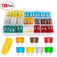 120 standard fuse sorting kits-5  7.5  10  15  20  25  30 AMP-regular APR/ATO/ATC fuses for cars  trucks  and ships Electrical Circuitry Parts