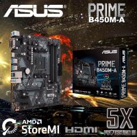 ASUS นายกมาเธอร์บอร์ด AM4 B450M-A AMD พร้อมออร่าซิงค์ RGB DDR4 4400MHz M.2 HDMI 2.0b SATA 6Gbps และ USB 3.1 Gen 2 MATX