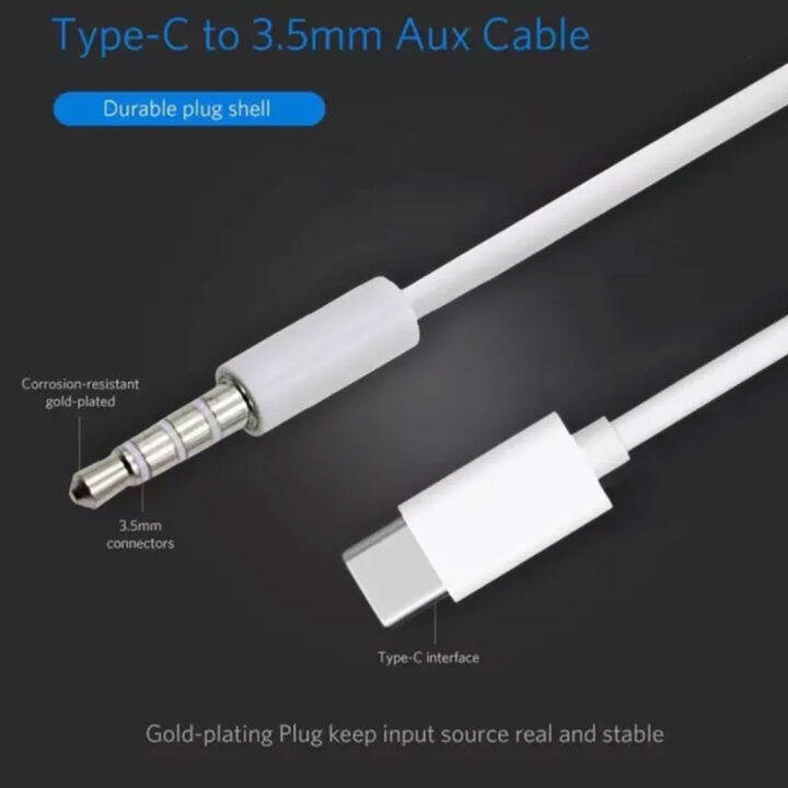 สายแปลง-jh-cm21-usb-type-c-auxสายแจ็ค3-5มม-สายลำโพงสำหรับหูฟังชุดหูฟังauxสำหรับxiaomi-huawei-samsung-ของแท้-รับประกัน1ปี-by-gesus-store