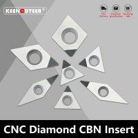 เครื่องมือกลึงใบมีด CNC 1pc DCMT070204 CCMT VCMT TPGH DCGT11T302Diamond PCD เครื่องมือกลึงแบบถอดเปลี่ยนได้ด้านเดียว