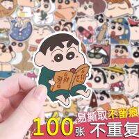 สติกเกอร์การ์ตูนน่ารักลายชินจัง100แท็บเล็ตโทรได้กระเป๋าเดินทางสติ๊กเกอร์ตกแต่งด้วยมือกันน้ำ