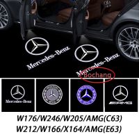 Bochang โคมไฟต้อนรับ Mercedes-Benz สำหรับติดประตูคลาส E คลาส C คลาส A คลาส B W176 W246 W205 C63 E63 X164 W166 W212