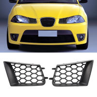 กันชน Air Intake Grill ซ้ายขวารถยนต์ด้านหน้า Grille Antiaging สีดำเงาสำหรับอัพเกรด