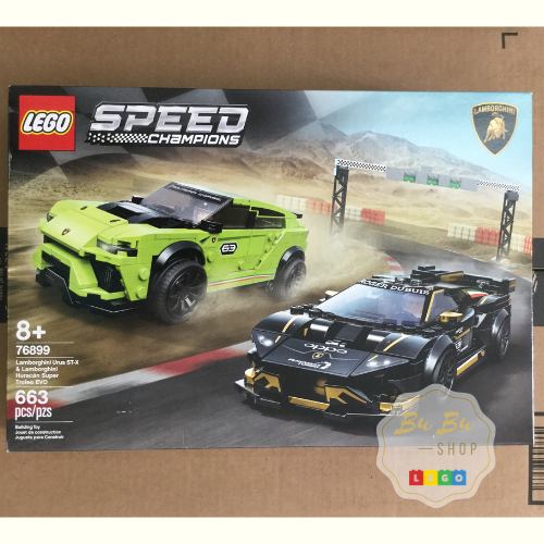 Lego Speed Champions 76899 - Bộ xếp hình Lego Xe Lamborghini Huracán Super  Trofeo EVO & Urus ST-X 