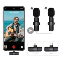 《Miss you electronic》 Lapel LavalierMicrophone ButtonholeBluetooth Mic For IPhoneCell ไมค์Microphone Accessories